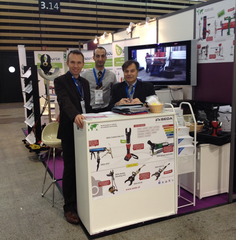 pollutec 2014 2 - SEDA with importer Re-Source at the POLLUTEC